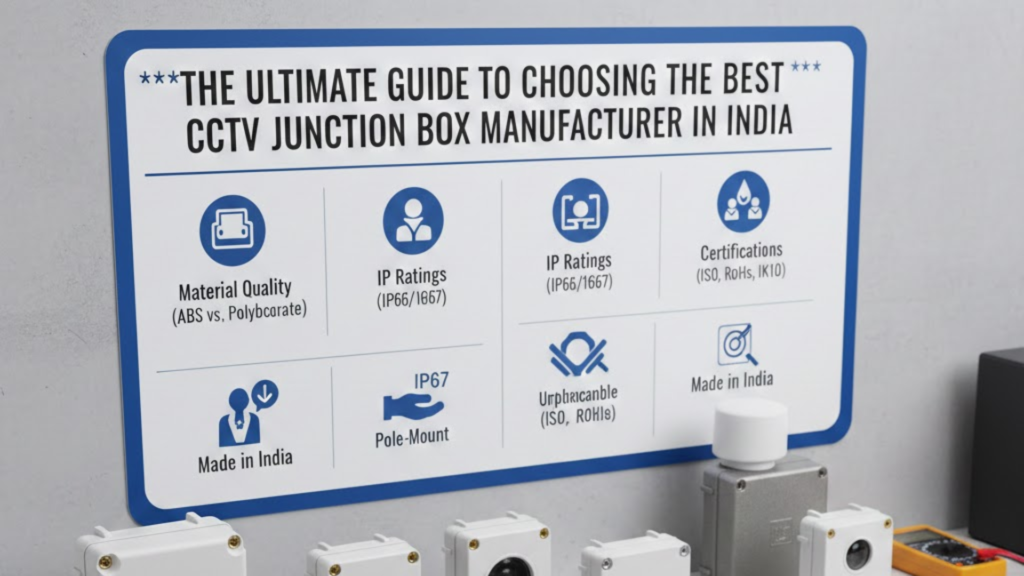 The Ultimate Guide to Choosing the Best CCTV Junction Box Manufacturer in India
