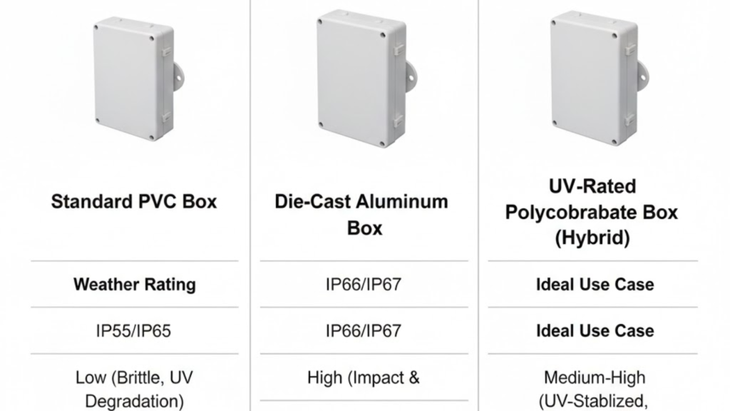 Technical Comparison: PVC vs. Metal vs. Hybrid