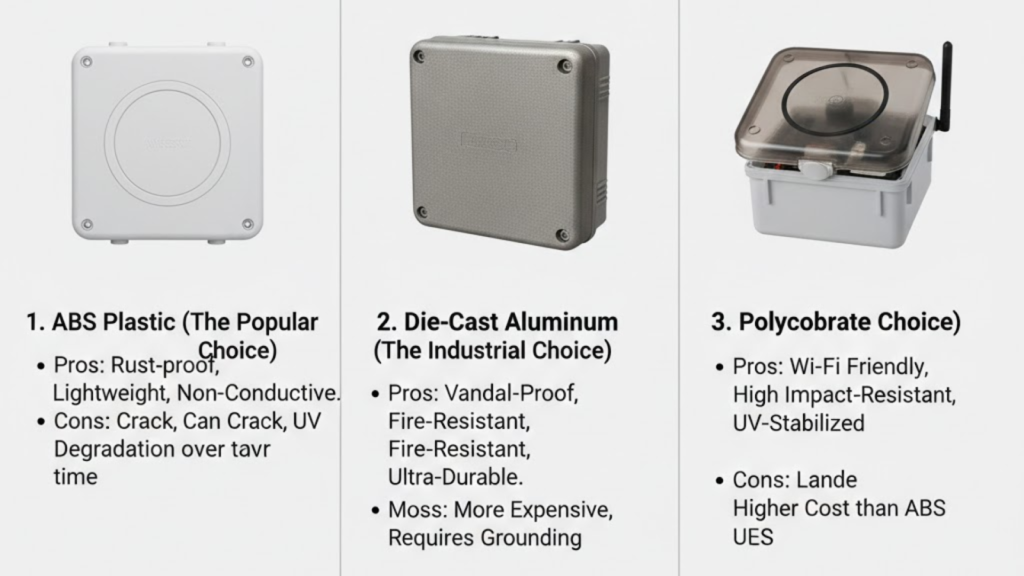 Deep Dive: Types of Materials Used in Waterproof CCTV Junction Box