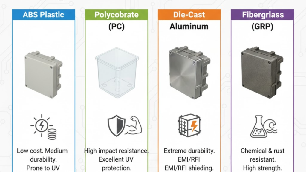 Material Science: What is your IP67 waterproof box made of?