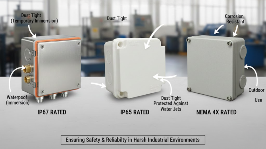 Understanding Protection Standards (IP & NEMA) | industrial electrical junction box