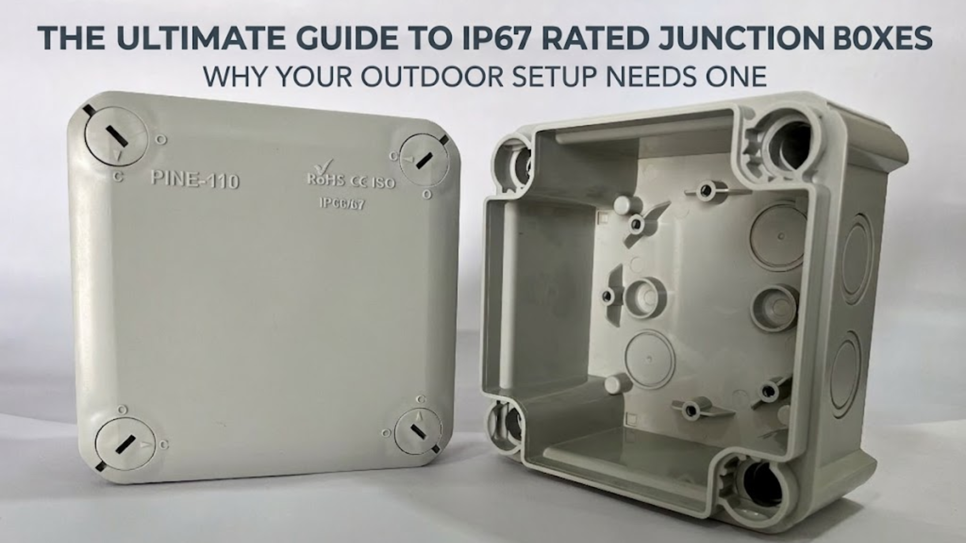The Ultimate Guide to IP67 Rated Junction Boxes: Why Your Outdoor Setup Needs One