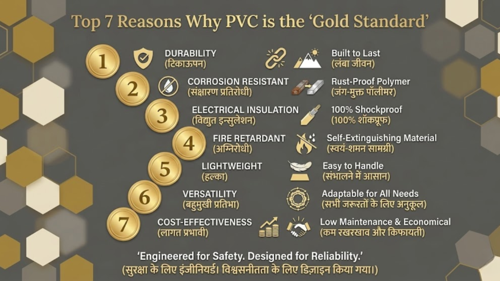 Top 7 Reasons Why PVC is the "Gold Standard"