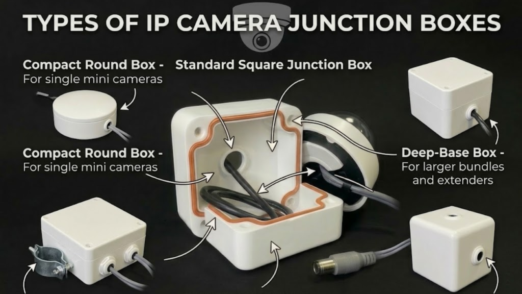 Types of IP Camera Junction Boxes