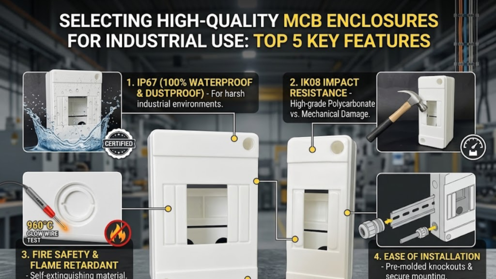 The Ultimate Guide to Selecting a High-Quality MCB Enclosure Junction Box for Industrial Use