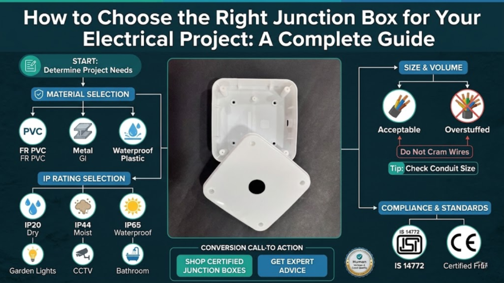 How to Choose the Right Junction Box for Your Electrical Project: A Complete Guide