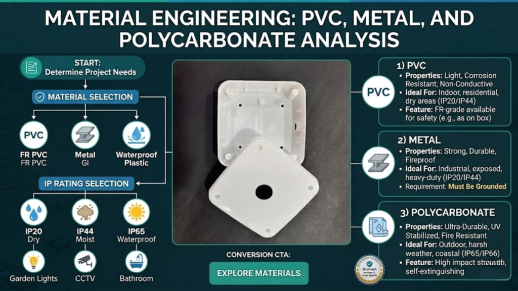 Material Engineering: PVC, Metal, and Polycarbonate Analysis
