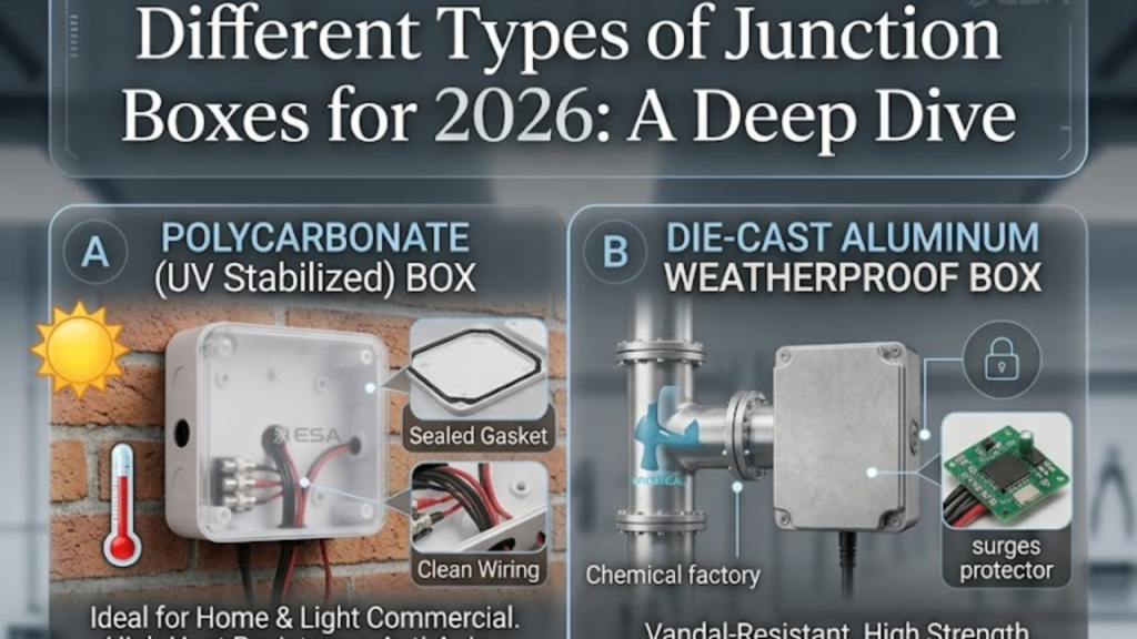 Different Types of Junction Boxes for 2026: A Deep Dive