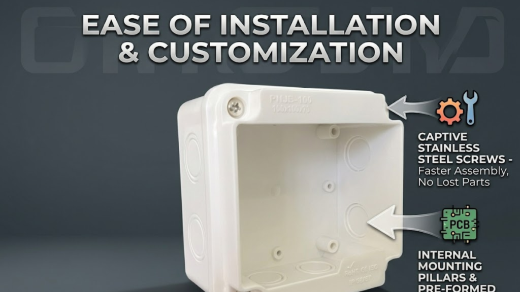 Ease of Installation & Customization |IP67 box