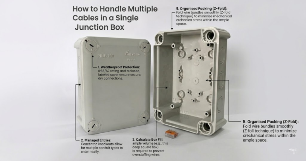 How to Handle Multiple Cables in a Single Junction Box Electrical Wiring Project