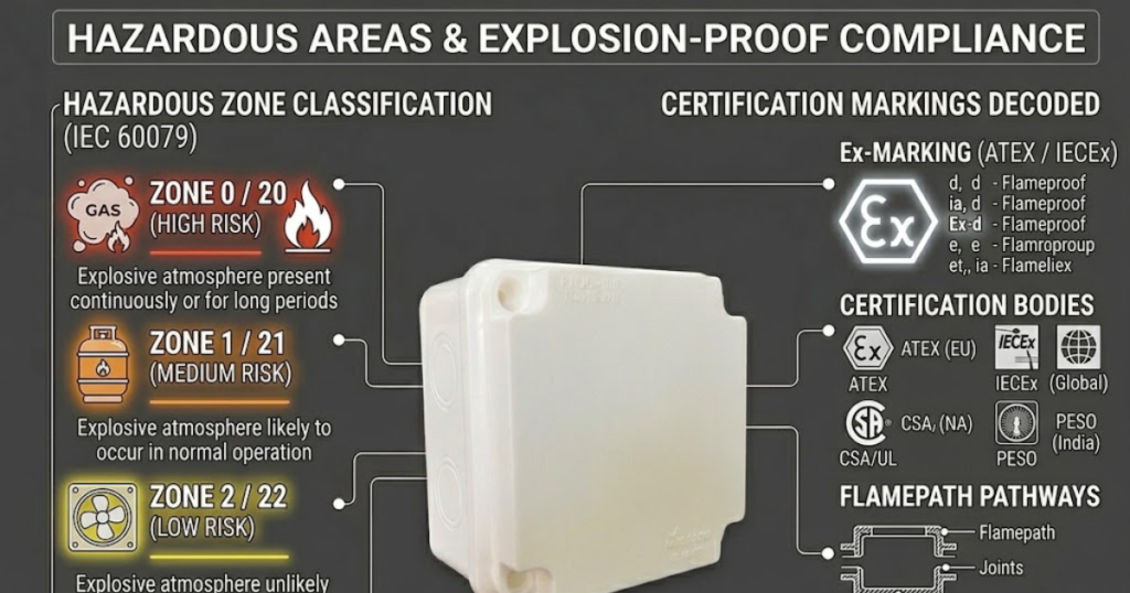 Hazardous Areas and Flameproof / Explosion-Proof Compliance