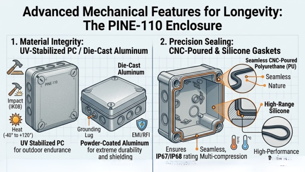 Advanced Mechanical Features for Longevity | industrial ip67 junction box