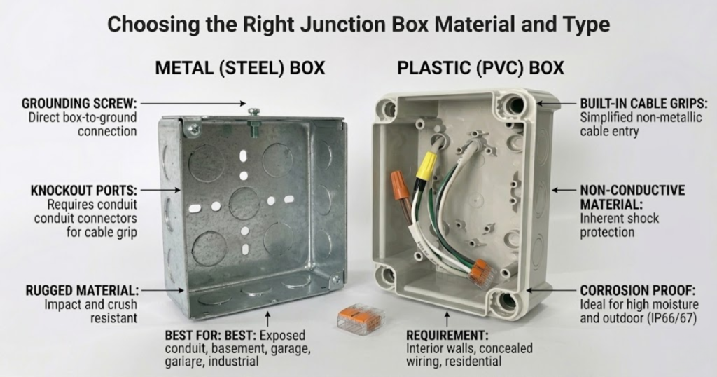 Choosing the Right Junction Box Material and Type