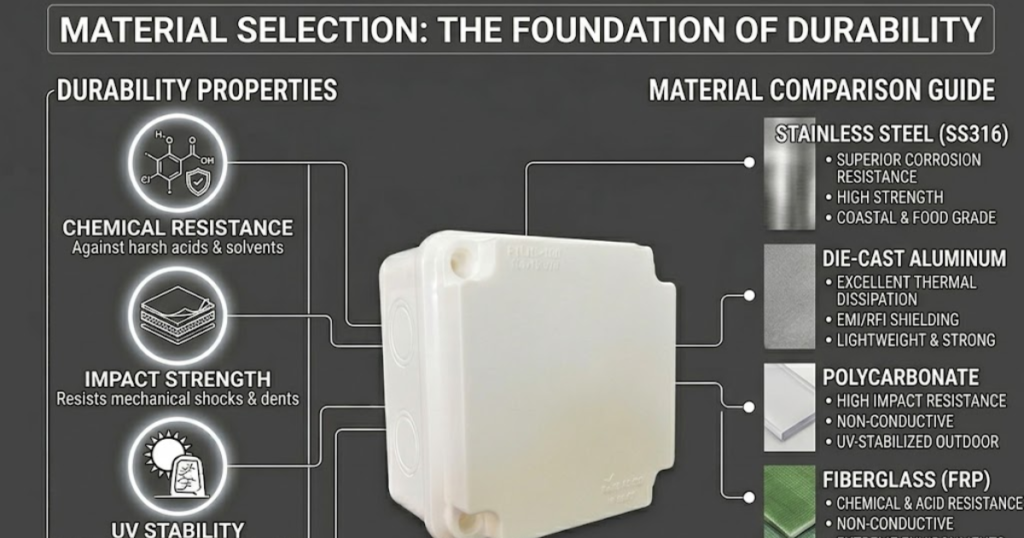 Material Selection: The Foundation of Durability | industrial junction box