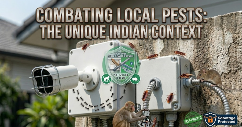 Combating Local Pests: The Unique Indian Context | outdoor security camera junction box