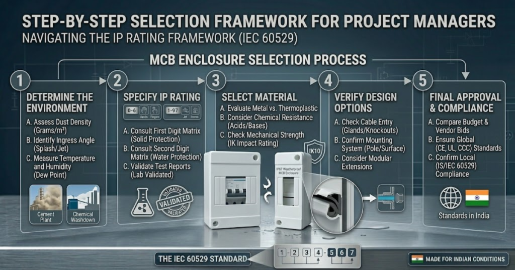Step-by-Step Selection Framework for Project Managers | MCB enclosure box
