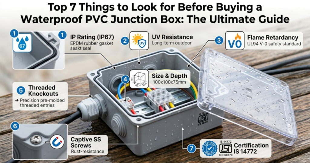 Top 7 Things to Look for Before Buying a Waterproof PVC Junction Box: The Ultimate Guide