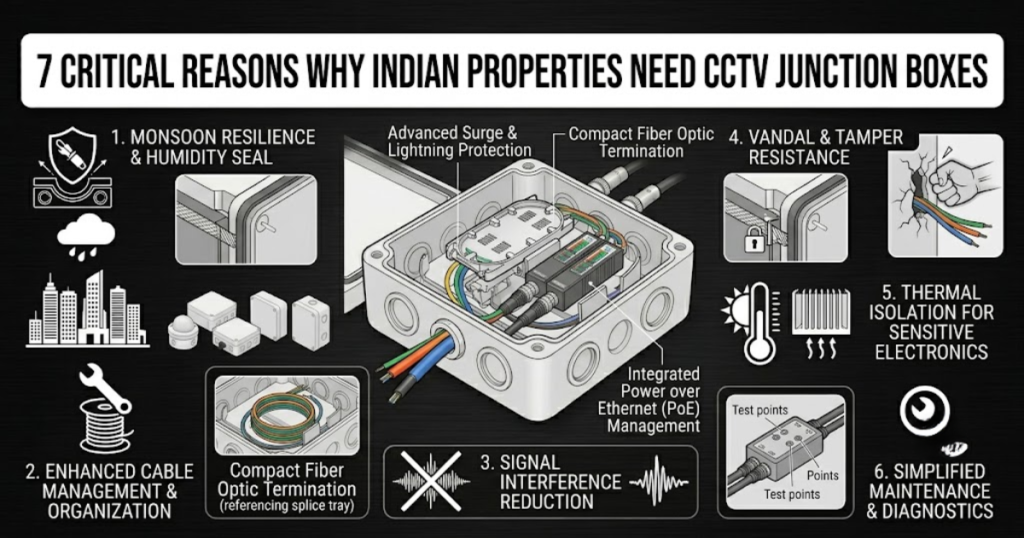 7 Critical Reasons Why Indian Properties Need CCTV Junction Boxes