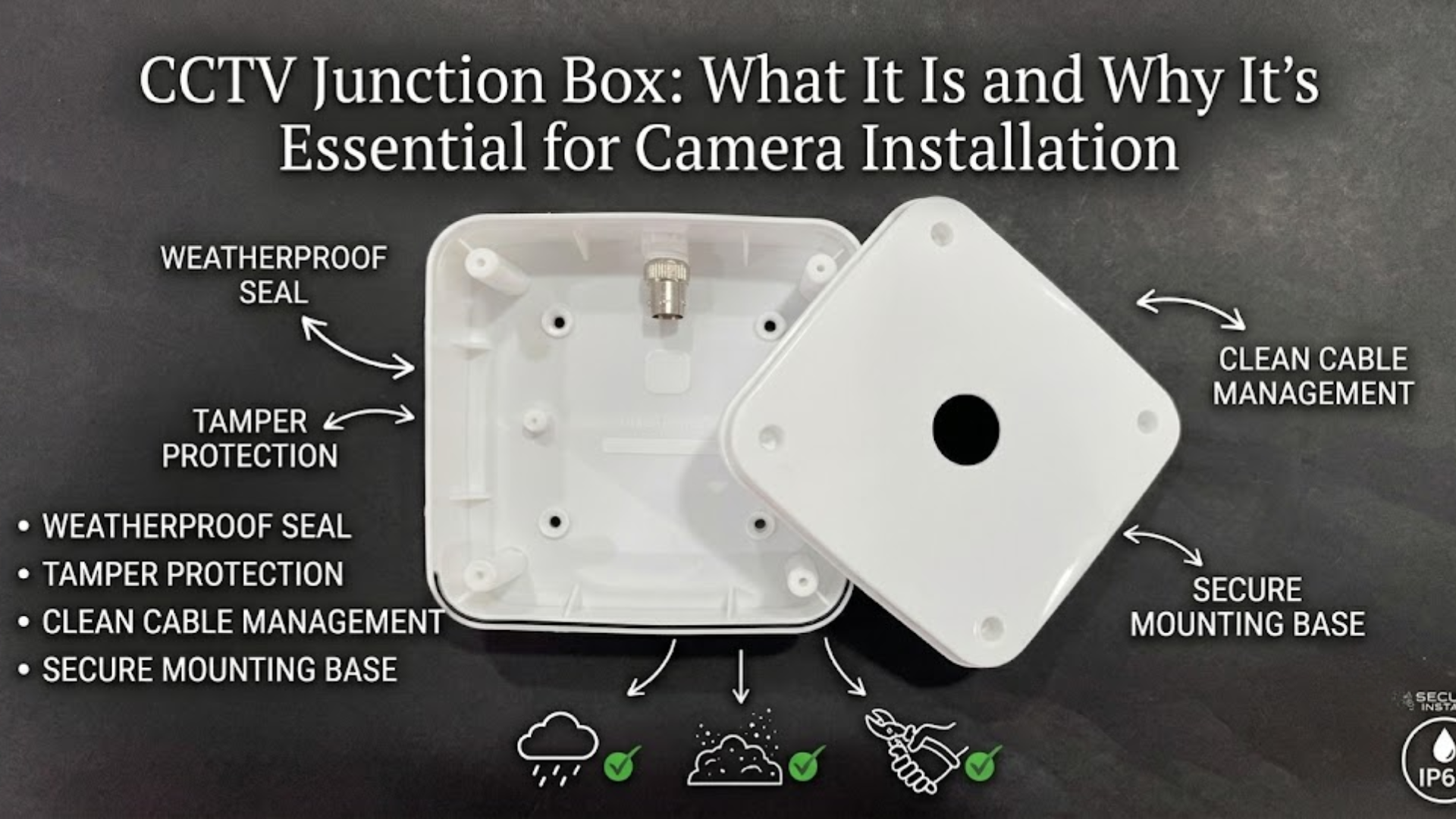 CCTV Junction Box: What It Is and Why It's Essential for Camera Installation