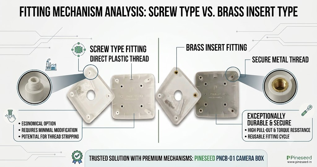Fitting Mechanism Analysis: Screw Type vs. Brass Insert Type